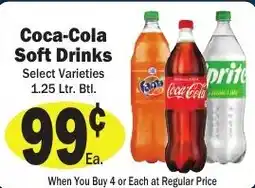 Sellers Bros Coca-Cola soft drinks offer