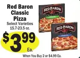 Sellers Bros Red Baron Classic Pizza offer