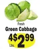 Sellers Bros Fresh Green Cabbage offer