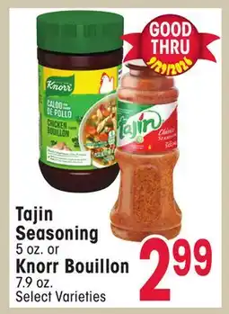 Jewel-Osco Tajin Seasoning 5 oz. or Knorr Bouillon 7.9 oz offer