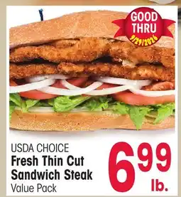Jewel-Osco Fresh Thin Cut Sandwich Steak offer