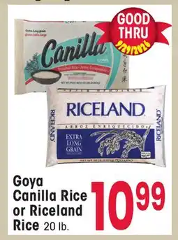 Jewel-Osco Goya Canilla Rice or Riceland Rice offer