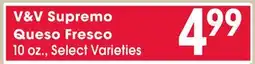 Jewel-Osco V&V Supremo Queso Fresco offer