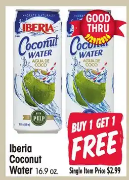 Jewel-Osco Iberia Coconut Water offer
