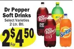 Sellers Bros Dr Pepper Soft Drinks offer