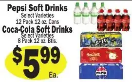 Sellers Bros Pepsi Soft Drinks offer