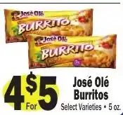 Sellers Bros José Olé Burritos offer
