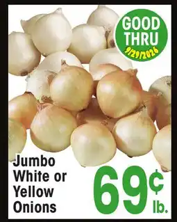 Jewel-Osco Jumbo White or Yellow Onions offer