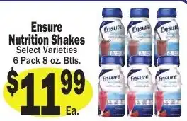Sellers Bros Ensure Nutrition Shakes offer