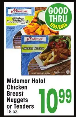 Jewel-Osco Midamar Halal Chicken Breast Nuggets or Tenders offer
