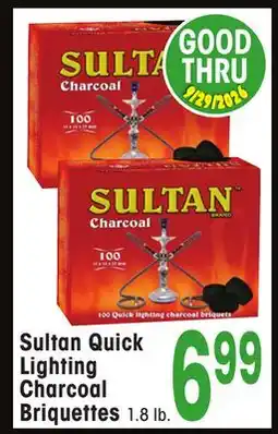 Jewel-Osco Sultan Quick Lighting Charcoal Briquettes offer