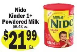 Sellers Bros Nestle nido kinder 1+ powdered milk offer