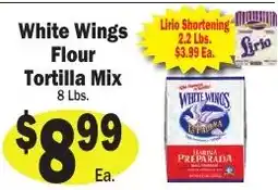 Sellers Bros White Wings Flour Tortilla Mix offer
