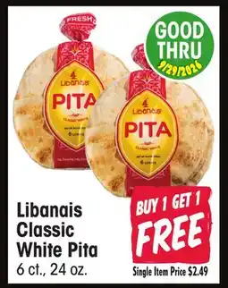 Jewel-Osco Libanais Classic White Pita offer