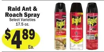 Sellers Bros Raid ant & roach spray offer