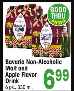 Jewel-Osco Bavaria Non-Alcoholic Malt and Apple Flavor Drink offer