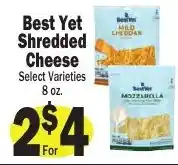 Sellers Bros Best Yet Shredded Cheese offer