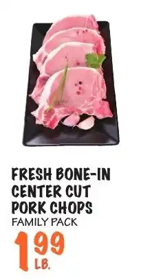 Foodarama Fresh bone-in center cut pork chops offer