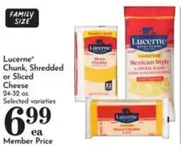 Pavilions Lucerne Chunk, Shredded or Sliced Cheese offer