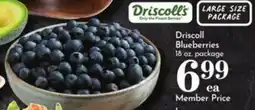 Pavilions Driscoll Blueberries offer