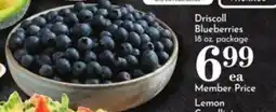Pavilions Driscoll blueberries offer