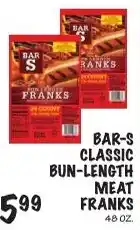 Bar-s classic bun-length meat franks