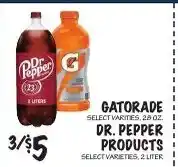 Foodarama Gatorade Dr. Pepper Products offer