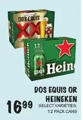Foodarama Dos Equis or Heineken offer