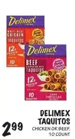 Foodarama Delimex taquitos offer