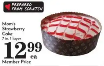 Pavilions Mom's Strawberry Cake offer
