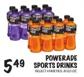 Foodarama Powerade sports drinks offer