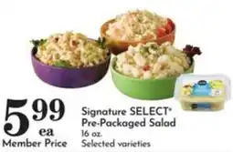 Pavilions Signature Select Pre-Packaged Salad offer