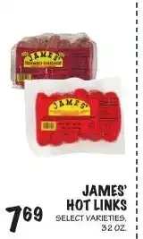 Foodarama James' hot links offer