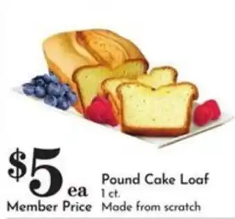 Pavilions Pound Cake Loaf offer