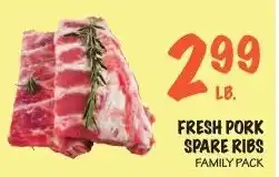 Foodarama Fresh Pork Spare Ribs offer