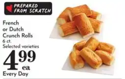 Pavilions French or Dutch Crunch Rolls offer