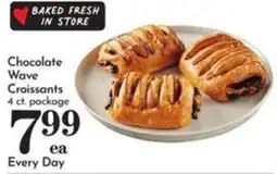 Pavilions Chocolate Wave Croissants offer