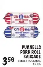 Foodarama Purnells pork roll sausage offer
