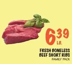 Foodarama Fresh Boneless Beef Short Ribs offer