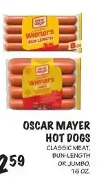 Foodarama Oscar Mayer hot dogs offer