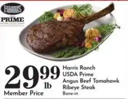 Pavilions Harris Ranch USDA Prime Angus Beef Tomahawk Ribeye Steak offer