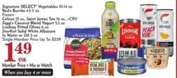 Pavilions Signature Select Vegetables offer