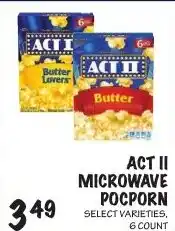 Foodarama Act II microwave popcorn offer