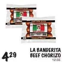 Foodarama La banderita beef chorizo offer