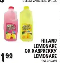 Foodarama Hiland lemonade or raspberry lemonade offer