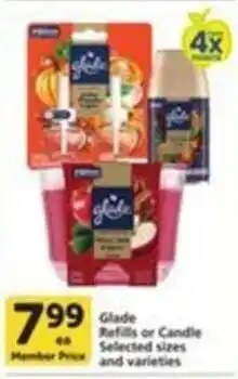 Pavilions Glade Refills or Candle offer