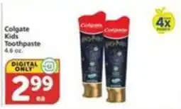 Pavilions Colgate kids toothpaste offer
