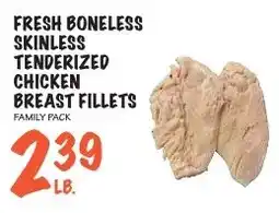 Foodarama Fresh boneless skinless tenderized chicken breast fillets offer