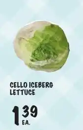 Foodarama Cello iceberg lettuce offer