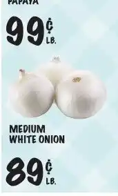 Foodarama Papaya medium white onion offer